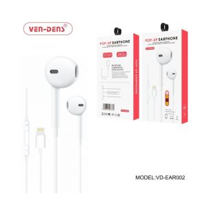 Ven-Dens Pop-Up Earphones – Lightning Connector (Model: VD-EAR002)